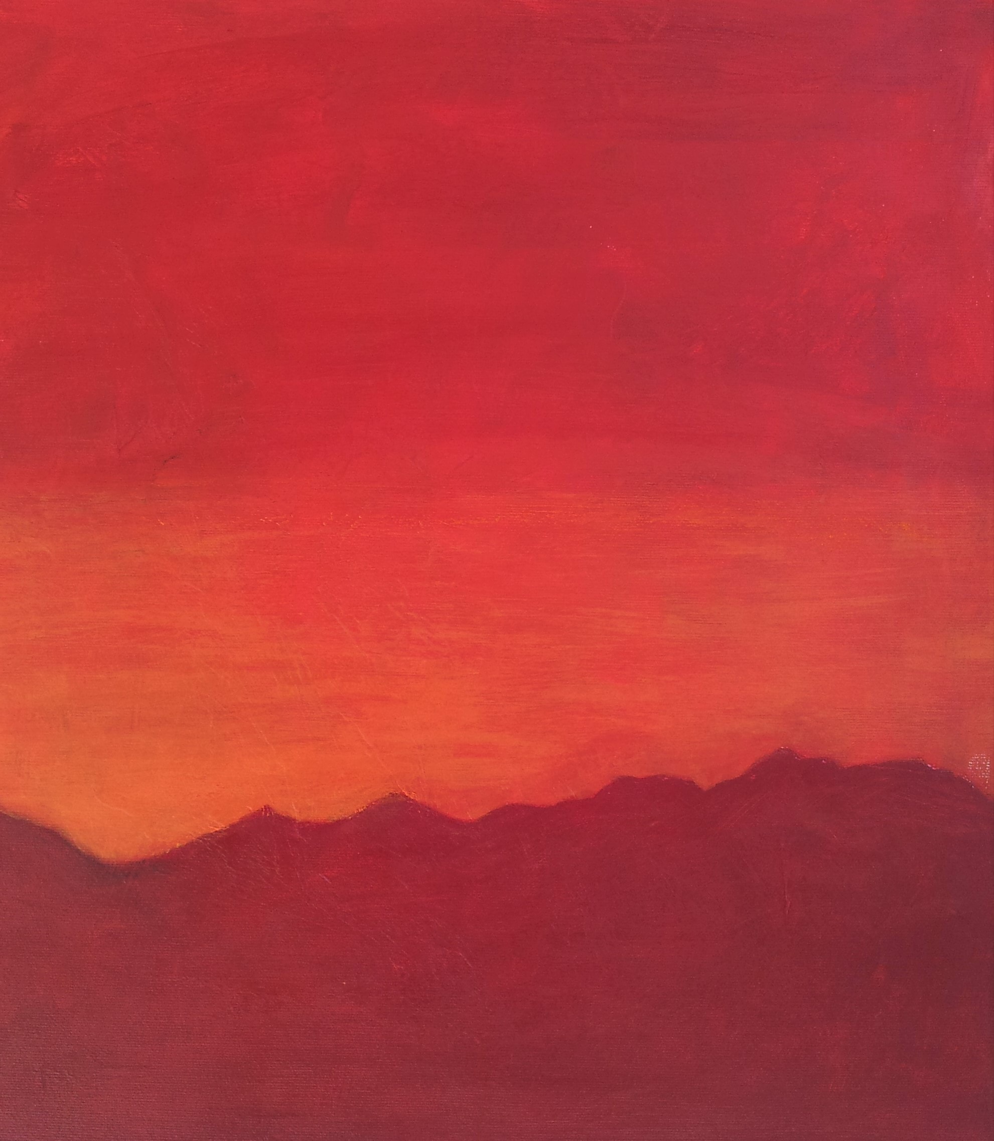 Sonnenuntergang - 50x50cm